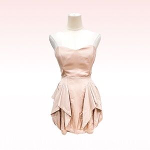 KEEPSAKE Blush Pink Strapless Mini Fairy Dress (Sz 4)